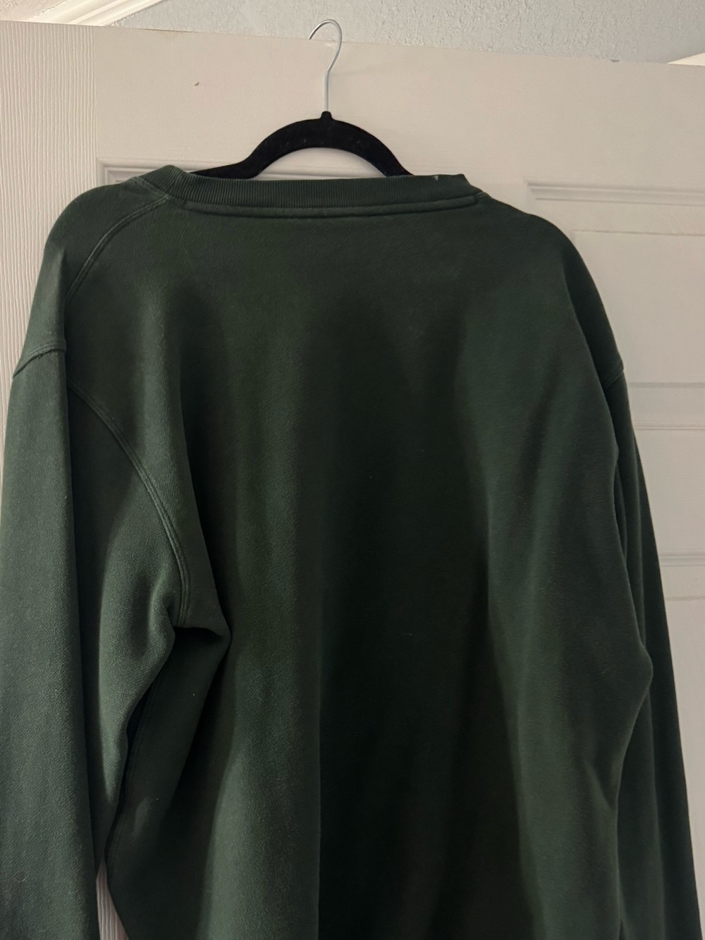 lululemon athletica Dark Forest Green Embossed Logo Crewneck Sweatshirt - Picture 2 of 3
